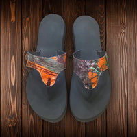 Camo Flip Flops Orange