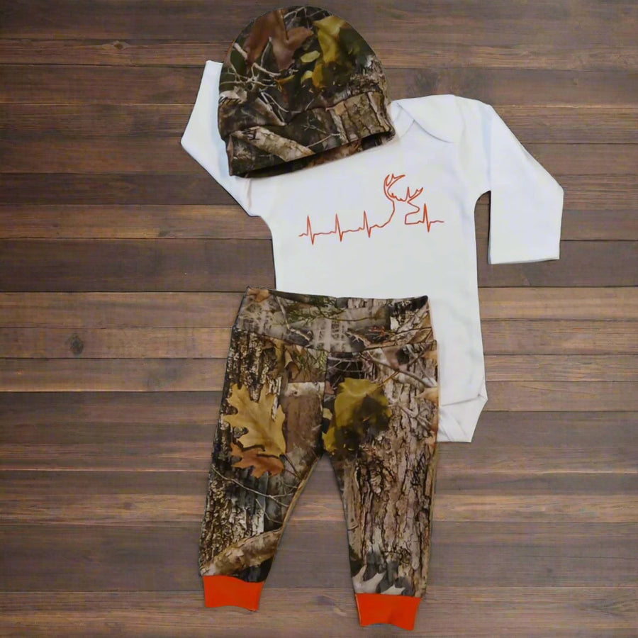 Heartbeat Buck 3 Piece Pant Set