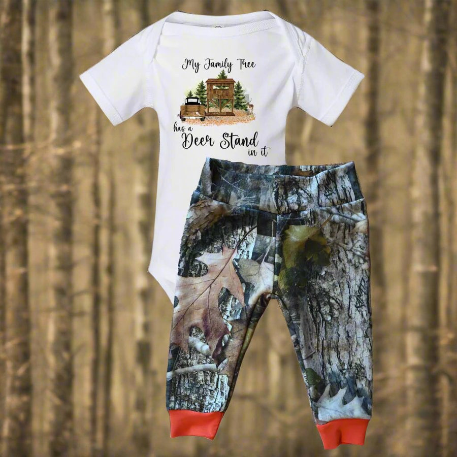 My Family Tree Has A Deer Stand In It Two Piece Pant Set