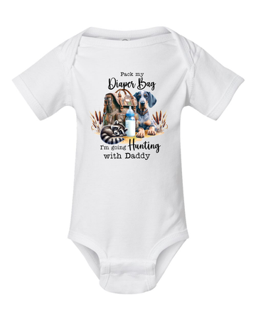 Coon Pack My Diapers  Hunting With Daddy With Pant Option