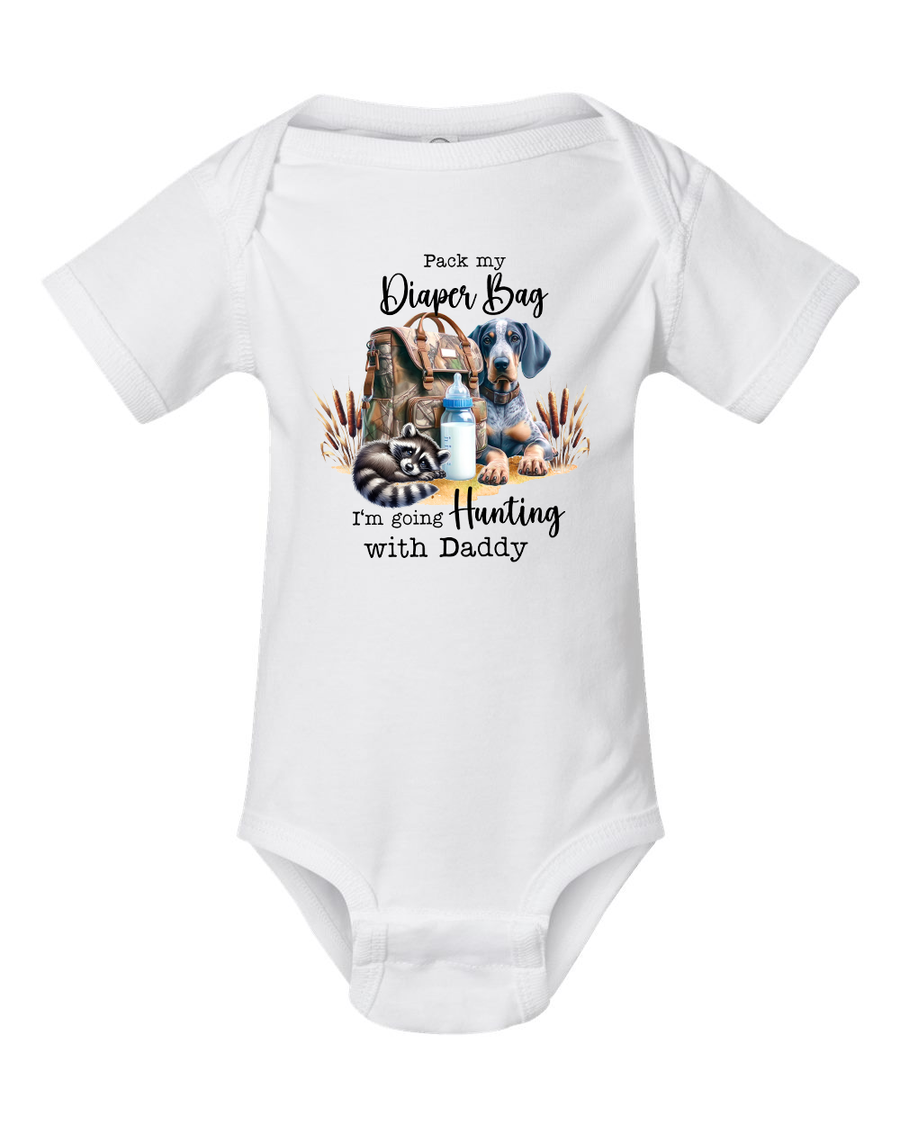 Coon Pack My Diapers  Hunting With Daddy With Pant Option