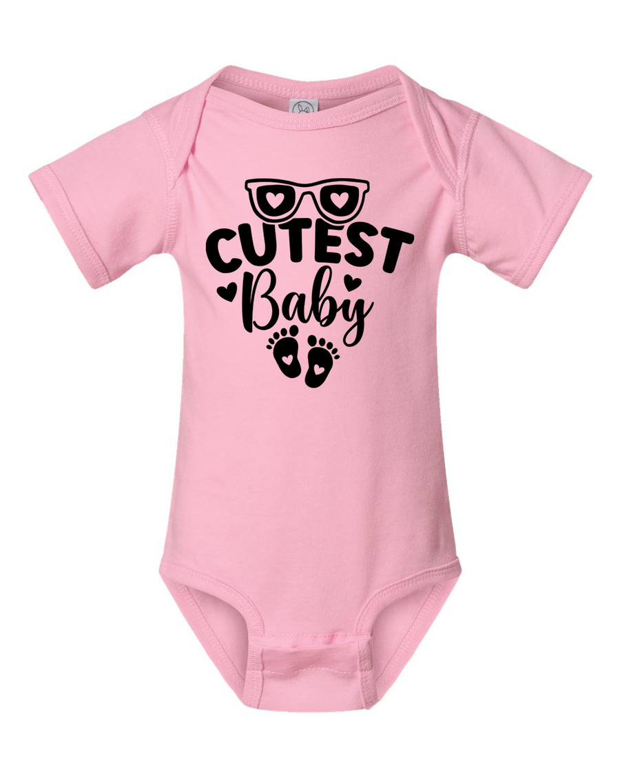 Cutest Baby Bodysuit with Pink & Blue Options