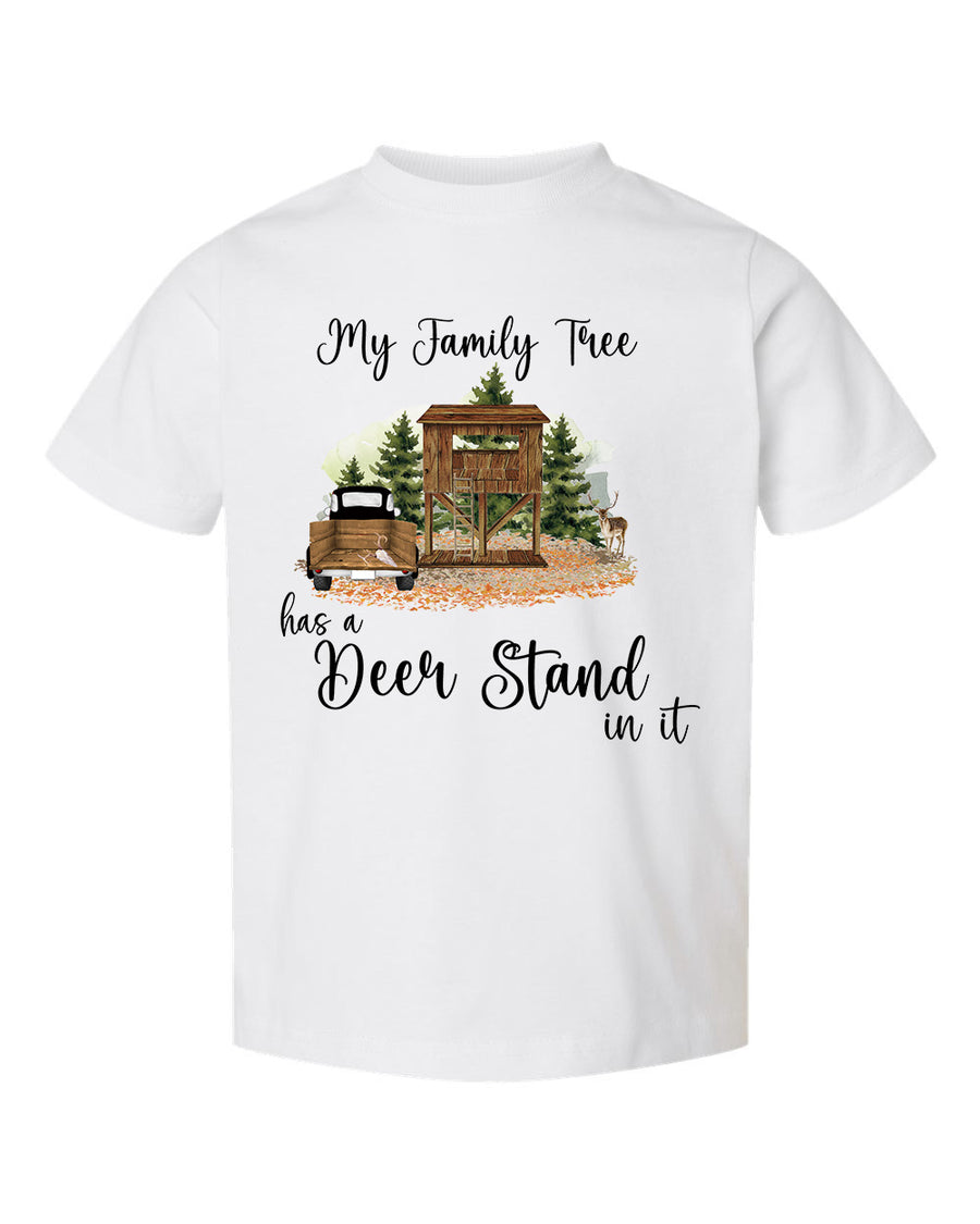 My Family Tree Has A Deer Stand In It Bodysuit-T-Shirt