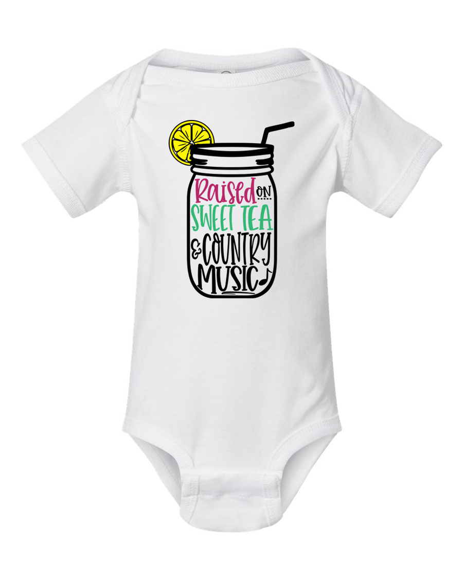 Raised on Sweet Tea And Country Music Bodysuit