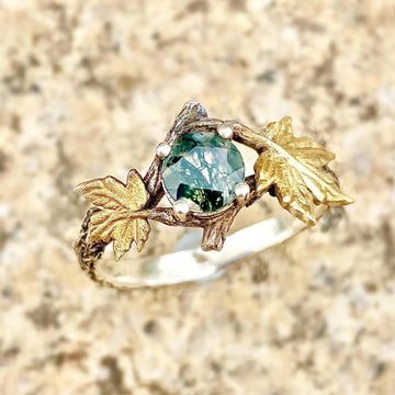 Branch Sterling Silver Maple Leaf Ring