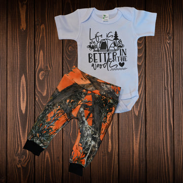 Life Is Better In The Woods Pant Set