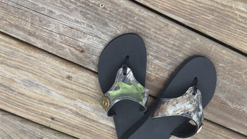 Camo Flip Flops with New Ultra Comfort Sole