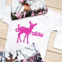 A'DOE'RABLE 3-piece Camo Set