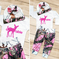 A'DOE'RABLE 3-piece Camo Set