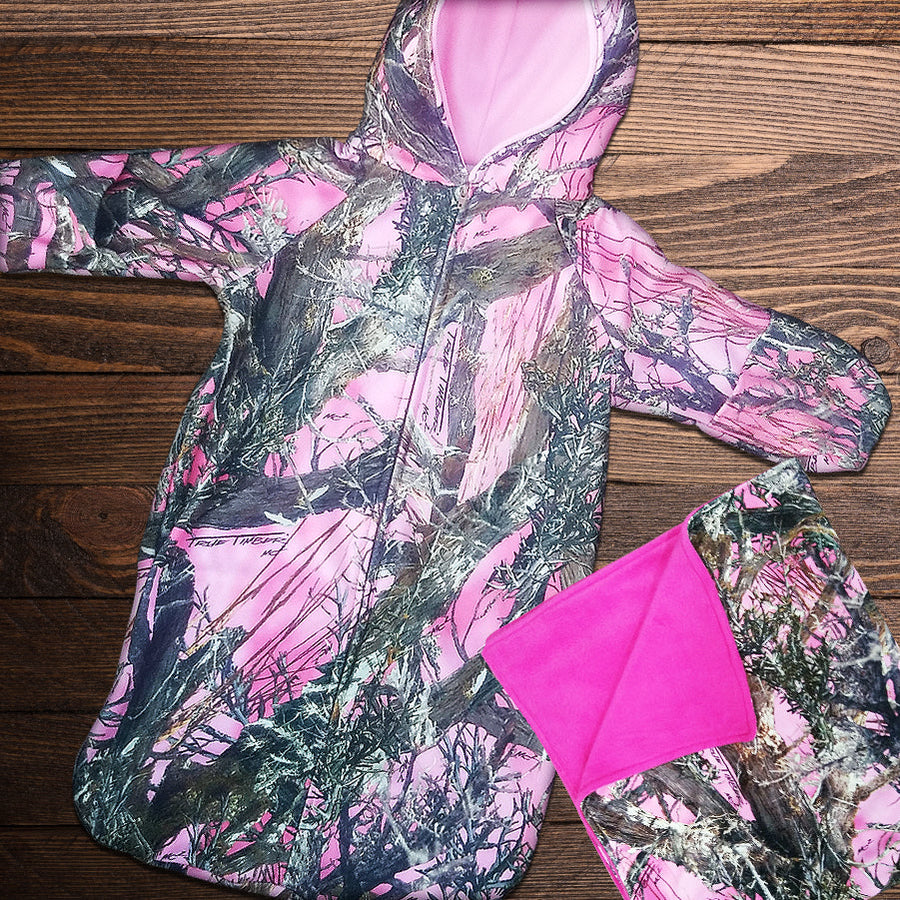 Camo Baby Bunting & Blanket Gift Set