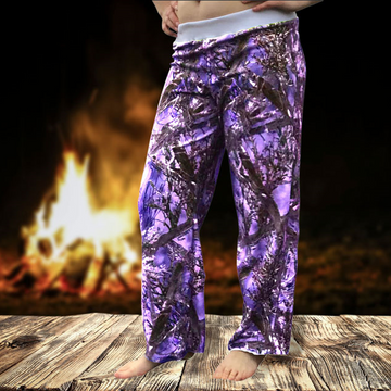 Purple Microfleece Comfy Lounge Pants