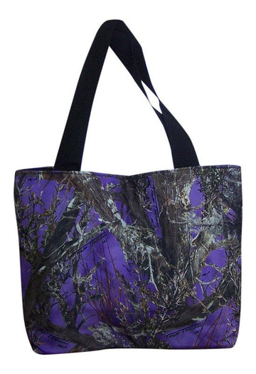 Large Purple Camo Shoulder Bag